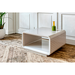 Столик журнальный Paoli Velvet Quadro Цвет: серый беж для дачи Столик журнальный Paoli Velvet Quadro Цвет: серый беж, товары для загородного дома