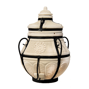 Тандыр Amfora Tandoors Аладдин Mini с откидной крышкой для приготовления пищи Тандыр Amfora Tandoors Аладдин Mini с откидной крышкой для сада