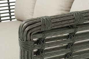 Диван 4SIS Валенсия 3-местный Цвет: серый для дачи Диван 4SIS Валенсия 3-местный Цвет: серый, садовая мебель