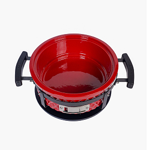 Настольный керамический гриль Diamond Egg Tabletop Grill Цвет: красный для приготовления пищи Настольный керамический гриль Diamond Egg Tabletop Grill Цвет: красный для сада