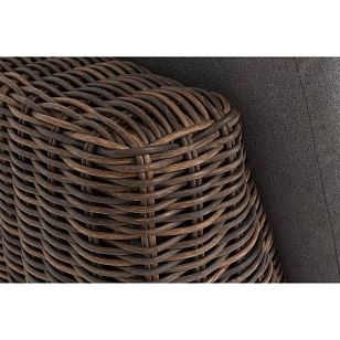 Модуль диванный угловой 4SIS Капри, цвет коричневый для дачи Модуль диванный угловой 4SIS Капри, цвет коричневый, садовая мебель