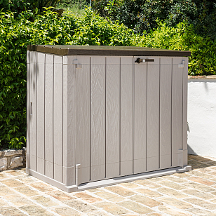 Пластиковый ящик Toomax Wood Style 1270 л для дачи Пластиковый ящик Toomax Wood Style 1270 л, садовая мебель