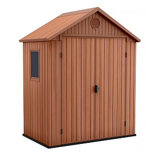 Пластиковый сарай Keter Darwin 6х4 коричневый для сада и загородного дома Пластиковый сарай Keter Darwin 6х4 коричневый, уличное оборудование