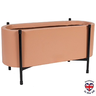 Кашпо Idealist Lite Таун Куб напольное с подставкой 58 Цвет: терракот для сада и загородного дома Кашпо Idealist Lite Таун Куб напольное с подставкой 58 Цвет: терракот, уличное оборудование