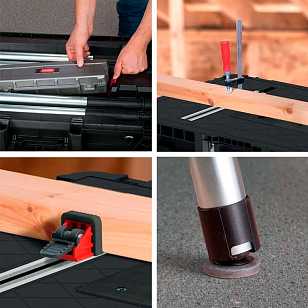 Верстак Keter JobMade + Rails для дачи Верстак Keter JobMade + Rails, садовая мебель