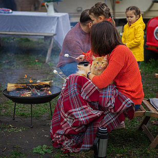 Кострище очаг для дачи Concretika Iron С60