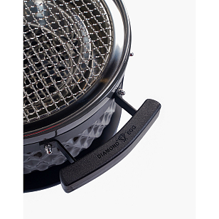 Настольный керамический гриль Diamond Egg Tabletop Grill Цвет: серый для приготовления пищи Настольный керамический гриль Diamond Egg Tabletop Grill Цвет: серый для сада