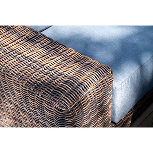 Кушетка 4SIS Капри, цвет коричневый для дачи Кушетка 4SIS Капри, цвет коричневый, садовая мебель