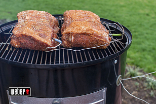 Угольный гриль - коптильня Weber Smokey Mountain Cooker, 57 см, черный для приготовления пищи Угольный гриль - коптильня Weber Smokey Mountain Cooker, 57 см, черный для сада