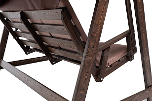 Качели Semka Floresta wenge лиственница для дачи Качели Semka Floresta wenge лиственница, садовая мебель