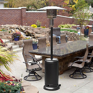 Уличный газовый обогреватель Stalleh VärmGas Black для сада и загородного дома Уличный газовый обогреватель Stalleh VärmGas Black, уличное оборудование