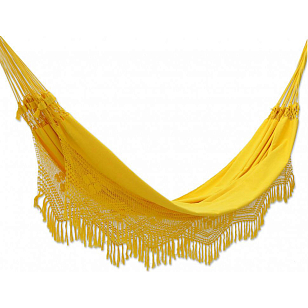 Гамак двухместный Lite Forro желтый для отдыха за городом Гамак двухместный Lite Forro желтый для хобби и пикника