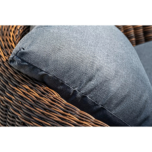 Диван трехместный 4SIS Барселона Цвет: коричневый для дачи Диван трехместный 4SIS Барселона Цвет: коричневый, садовая мебель