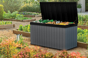 Сундук Keter Darwin Box 570 л графит для дачи Сундук Keter Darwin Box 570 л графит, садовая мебель