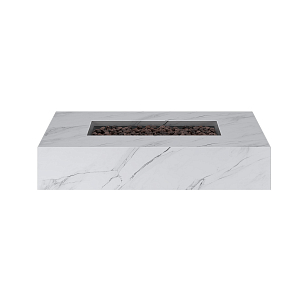 Стол-камин Kaminex Этна Белый для сада и загородного дома Стол-камин Kaminex Этна Белый, уличное оборудование