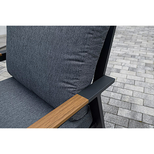 Лаунж-зона 4SIS Орхидея 4-местная, цвет темно-серый для дачи Лаунж-зона 4SIS Орхидея 4-местная, цвет темно-серый, садовая мебель