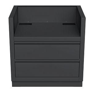 Тумба-основание гриля BULL Angus с 2-мя выдвижными ящиками Черная для приготовления пищи Тумба-основание гриля BULL Angus с 2-мя выдвижными ящиками Черная для сада