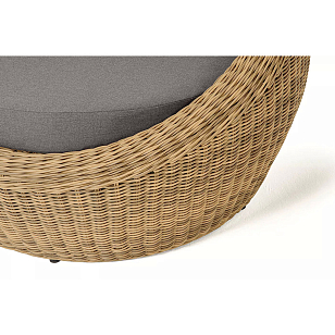 Диван трехместный 4SIS Барселона Цвет: соломенный для дачи Диван трехместный 4SIS Барселона Цвет: соломенный, садовая мебель