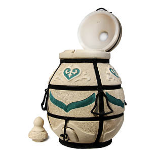 Тандыр Amfora Tandoors Дастархан с откидной крышкой для приготовления пищи Тандыр Amfora Tandoors Дастархан с откидной крышкой для сада