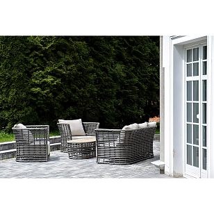 Лаунж-зона 4SIS Валенсия, цвет серый для дачи Лаунж-зона 4SIS Валенсия, цвет серый, садовая мебель