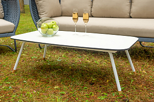 Лаунж-зона 4SIS Фиджи 5-местная, каркас темно-серый, роуп синий для дачи Лаунж-зона 4SIS Фиджи 5-местная, каркас темно-серый, роуп синий, садовая мебель