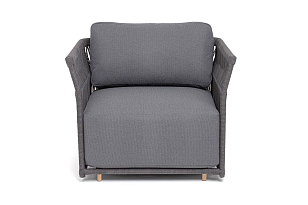 Лаунж-зона 4SIS Лугано 5-местная, каркас темно-серый, роуп темно-серый для дачи Лаунж-зона 4SIS Лугано 5-местная, каркас темно-серый, роуп темно-серый, садовая мебель