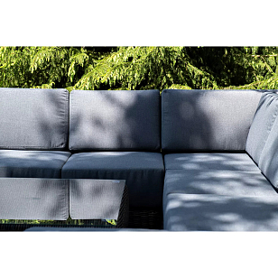 Модуль диванный прямой 4SIS Капри, цвет коричневый для дачи Модуль диванный прямой 4SIS Капри, цвет коричневый, садовая мебель