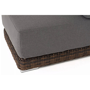 Модуль диванный прямой 4SIS Капри, цвет коричневый для дачи Модуль диванный прямой 4SIS Капри, цвет коричневый, садовая мебель