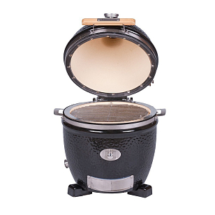 керамический гриль monolith junior black 2.0 для приготовления пищи Керамический гриль Monolith Junior Black 2.0