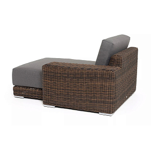 Кушетка 4SIS Капри, цвет коричневый для дачи Кушетка 4SIS Капри, цвет коричневый, садовая мебель