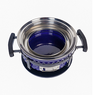 Настольный керамический гриль Diamond Egg Tabletop Grill Цвет: синий для приготовления пищи Настольный керамический гриль Diamond Egg Tabletop Grill Цвет: синий для сада