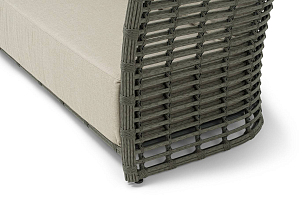 Диван 4SIS Валенсия 3-местный Цвет: серый для дачи Диван 4SIS Валенсия 3-местный Цвет: серый, садовая мебель