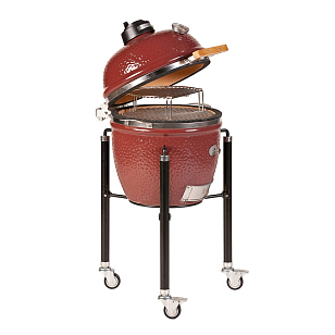 керамический гриль monolith junior red 2.0 на ножках для приготовления пищи Керамический гриль Monolith Junior Red 2.0 на ножках