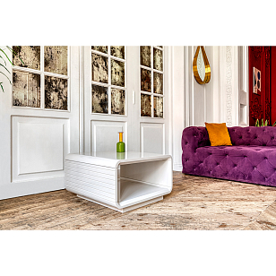 Столик журнальный Paoli Velvet Quadro Цвет: серый беж для дачи Столик журнальный Paoli Velvet Quadro Цвет: серый беж, товары для загородного дома