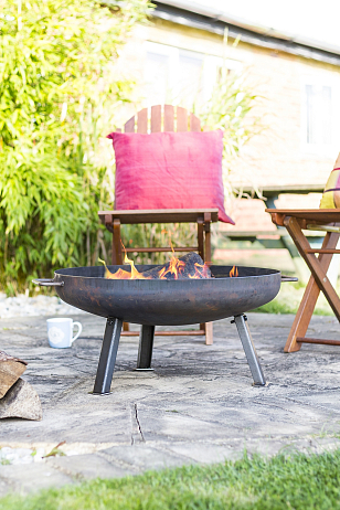 Чаша для костра La Hacienda Pittsburgh Medium для сада и загородного дома Чаша для костра La Hacienda Pittsburgh Medium, уличное оборудование