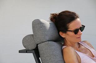 Диван двухместный с подушками Brafritid Malmo антрацит, серый для дачи Диван двухместный с подушками Brafritid Malmo антрацит, серый, садовая мебель