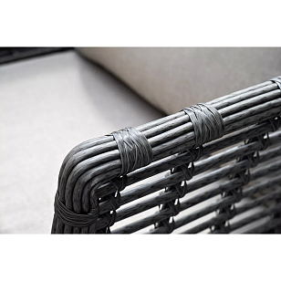 Диван 4SIS Валенсия 3-местный Цвет: серый для дачи Диван 4SIS Валенсия 3-местный Цвет: серый, садовая мебель