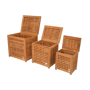 Малая корзина для белья 4SIS Валенза для дачи Малая корзина для белья 4SIS Валенза, садовая мебель