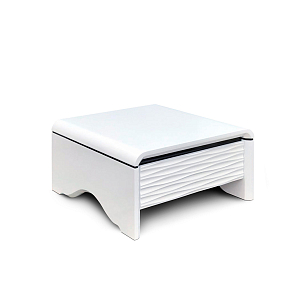 Столик-тумба журнальный Paoli 3D-Modo Quadro II Цвет: белый для дачи Столик-тумба журнальный Paoli 3D-Modo Quadro II Цвет: белый, товары для загородного дома