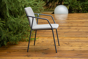 Кофейный комплект Марокко, цвет темно-серый для дачи Кофейный комплект Марокко, цвет темно-серый, садовая мебель