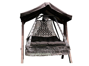 Подвесные плетеные качели Lite Seara для дачи Подвесные плетеные качели Lite Seara, садовая мебель