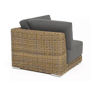 Модуль диванный угловой 4SIS Капри, цвет соломенный для дачи Модуль диванный угловой 4SIS Капри, цвет соломенный, садовая мебель