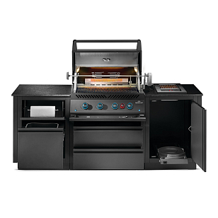 Встраиваемый газовый гриль Napoleon BIG-32 черный для приготовления пищи Встраиваемый газовый гриль Napoleon BIG-32 черный для сада