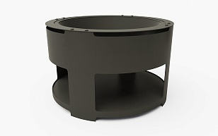 Уличный очаг Grey Stone Fuego Wood для сада и загородного дома Уличный очаг Grey Stone Fuego Wood, уличное оборудование